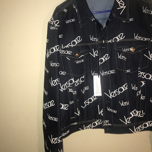 Versace logo mania denim jacket - Picture 9 of 15